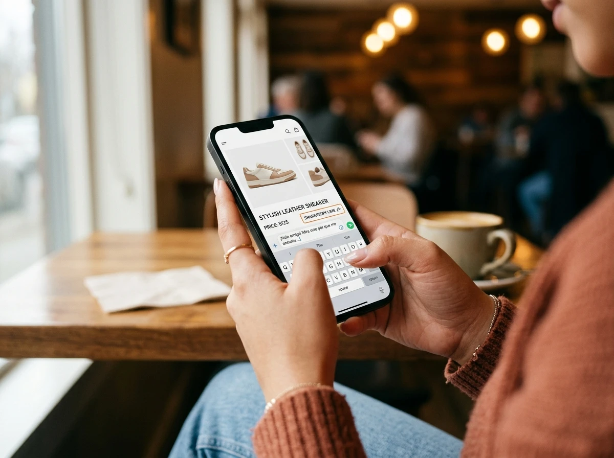 Compartir un link de producto desde una tienda de USA
