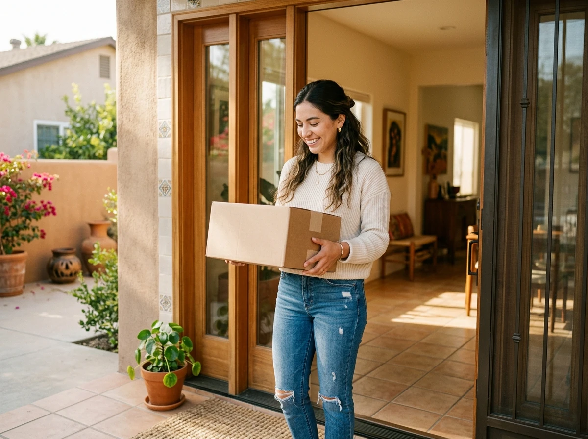 Entrega del paquete a tu casa en México
